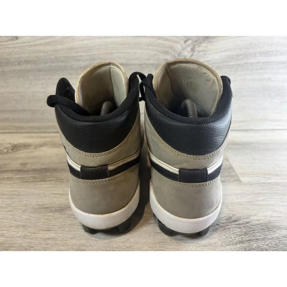 Nike Air Jordan 1 Mid MCS Cleats Men's Sneaker Size 8 Brown BlackAV5354-012